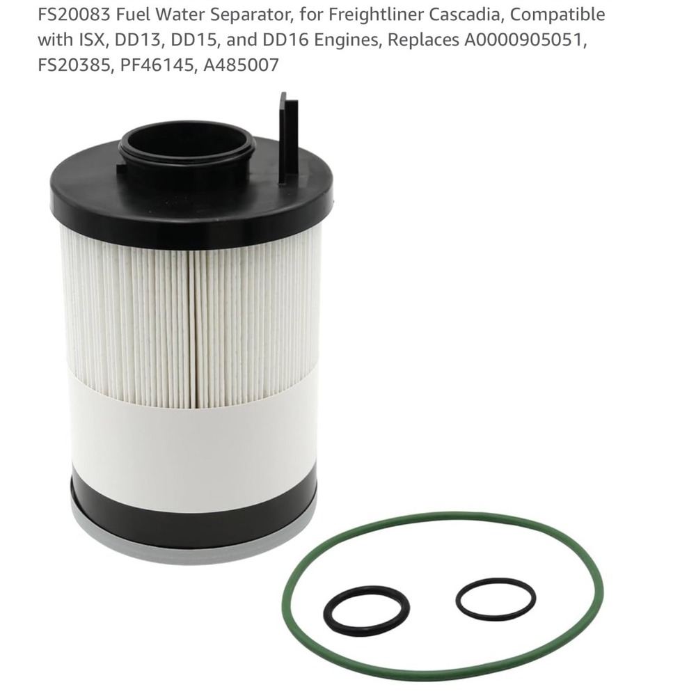 FS20083 Fuel Water Separator Filter for Freightliner Cascadia Engines‎